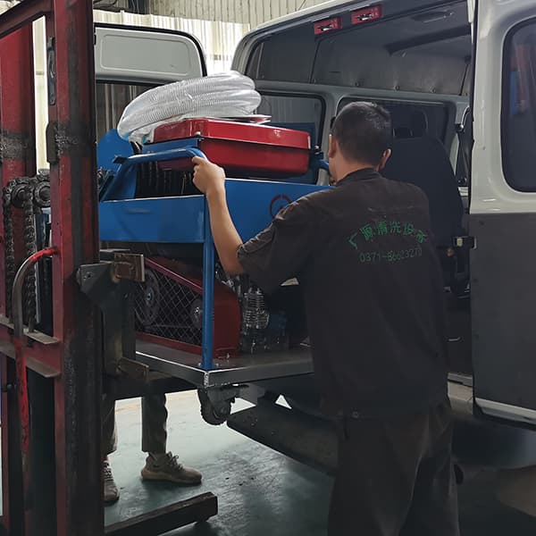 鄭州通信管道清洗使用現場